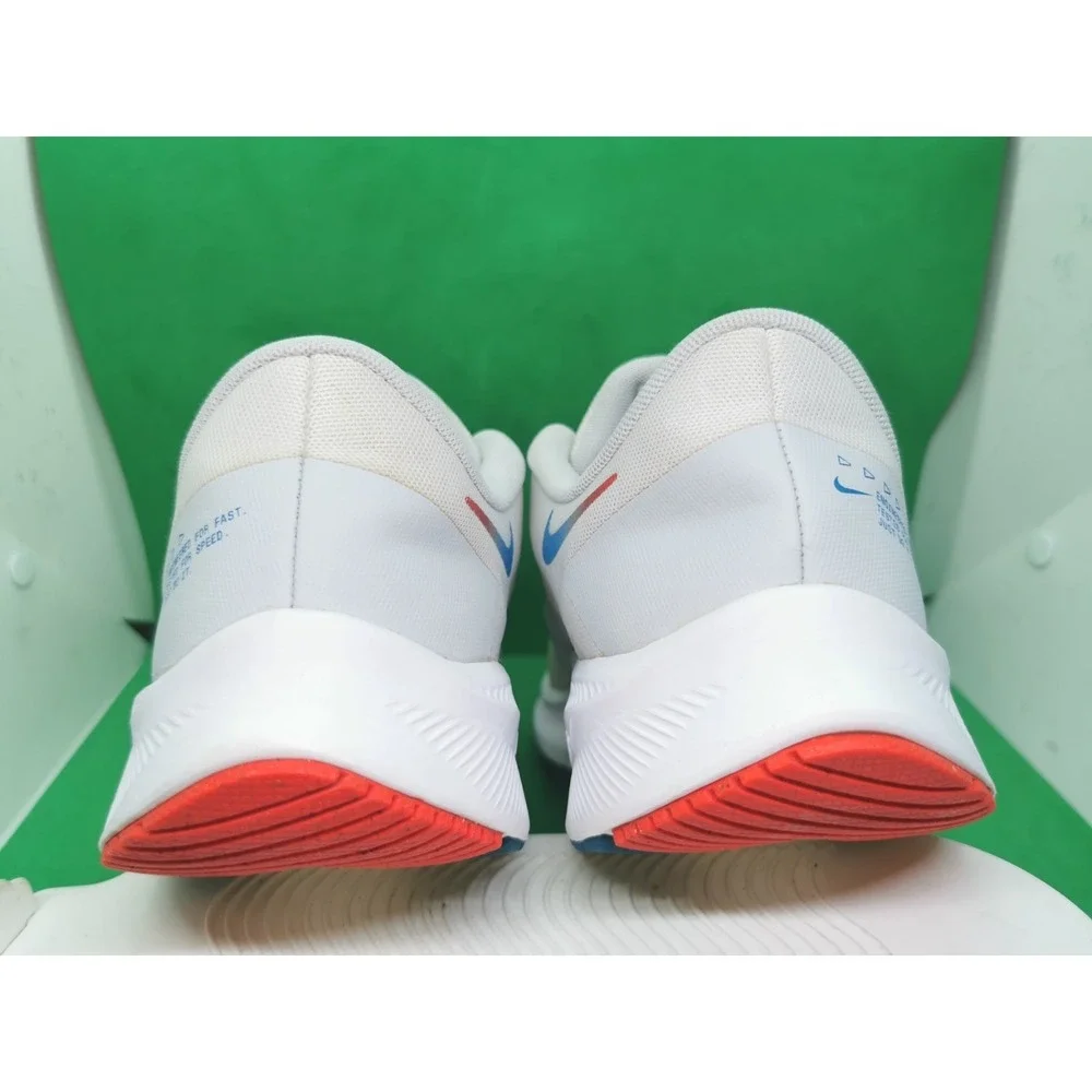 Men's 11.5 M Nike 2021 Quest 4 White Pure Platinum Blue DA1105-101 Running Shoes